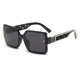 New Luxury Fashion Box Sunglasses Ladies High Sense Sunshade Sunglasses