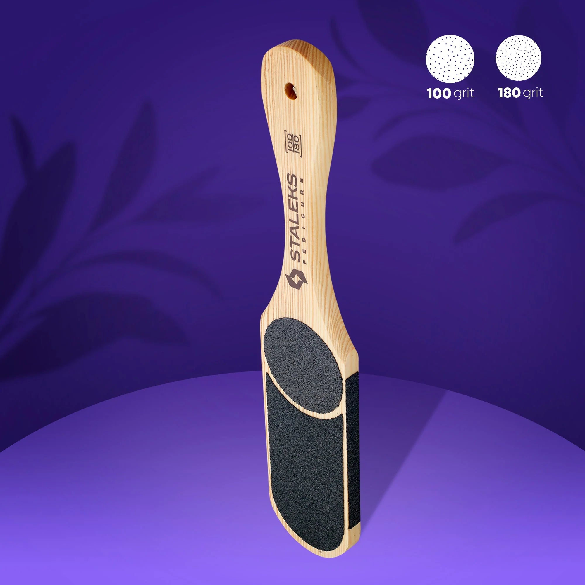 Staleks Wooden Foot File BEAUTY & CARE 10 TYPE 3 (60/80/100/120 Grit)