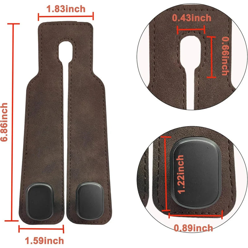 4Pcs Car Seat Back Phone Holder Hook,Car Purse Hook Purse Hook for Car Seats Headrest Car Seat Hooks