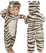Unisex Baby Animal Costume Flannel Hooded Romper Cosplay Jumpsuit