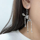 Halloween Earrings for Women Gothic Punk Skull Halloween Jewelry