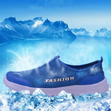 Breathable Mesh Casual Men Shoes Summer Sneakers Men Footwear Running Shoes Men'S Lightweight Slip-On Sandals Zapatos De Hombre