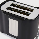 2 Slice Toaster, Quick & Even Results Every Time, Wide Slots Fit Any Size Bread Drop-Down Crumb Tray for Easy Clean Up, Stainless