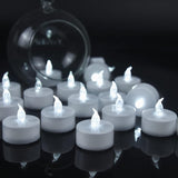 5 Pack Flamless Tea Lights Candles Battery Operated - Led Tea Lights Candles with Battry Powered Flickering Fake Tealights for Wedding Party Birthday Home Decoration (Warm White)