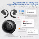 Translator Earbuds 150 Languages Real Time Translation Bluetooth 5.4 Headset US