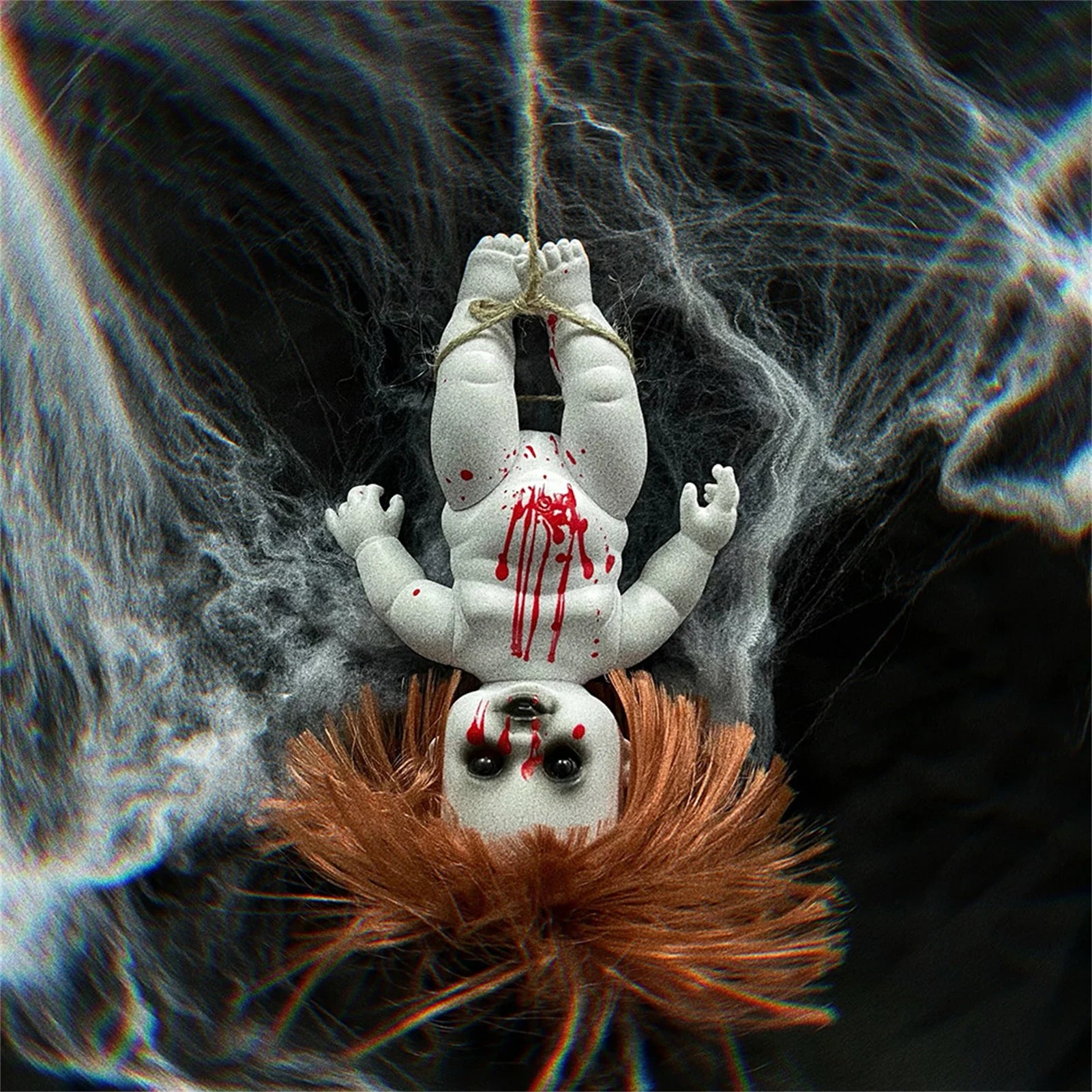 Halloween Scary Doll Christmas Decorations Horror Props for Bar Party Home Decor Spooky Witch Ghost