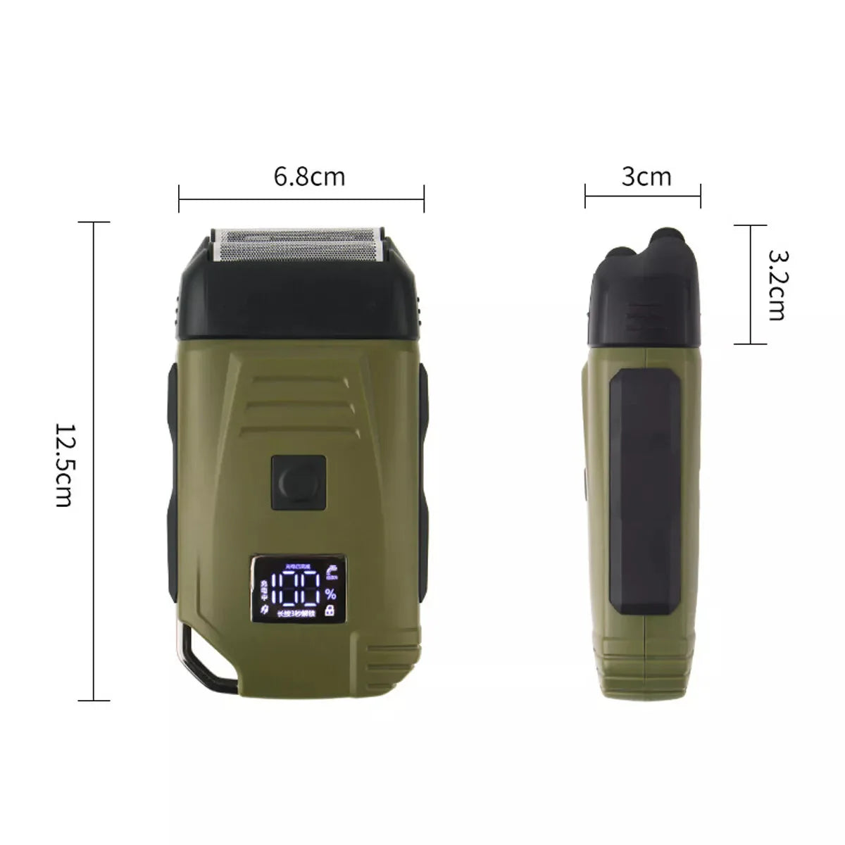 Mens USB Electric Shaver Trimmer Razor Rechargeable Hair Beard Shaving Machine
