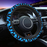 Leopard Steering Wheel Covers Non Slip Neoprene Steering Wheel Protector Cover Universal 15 Inch for Men Women