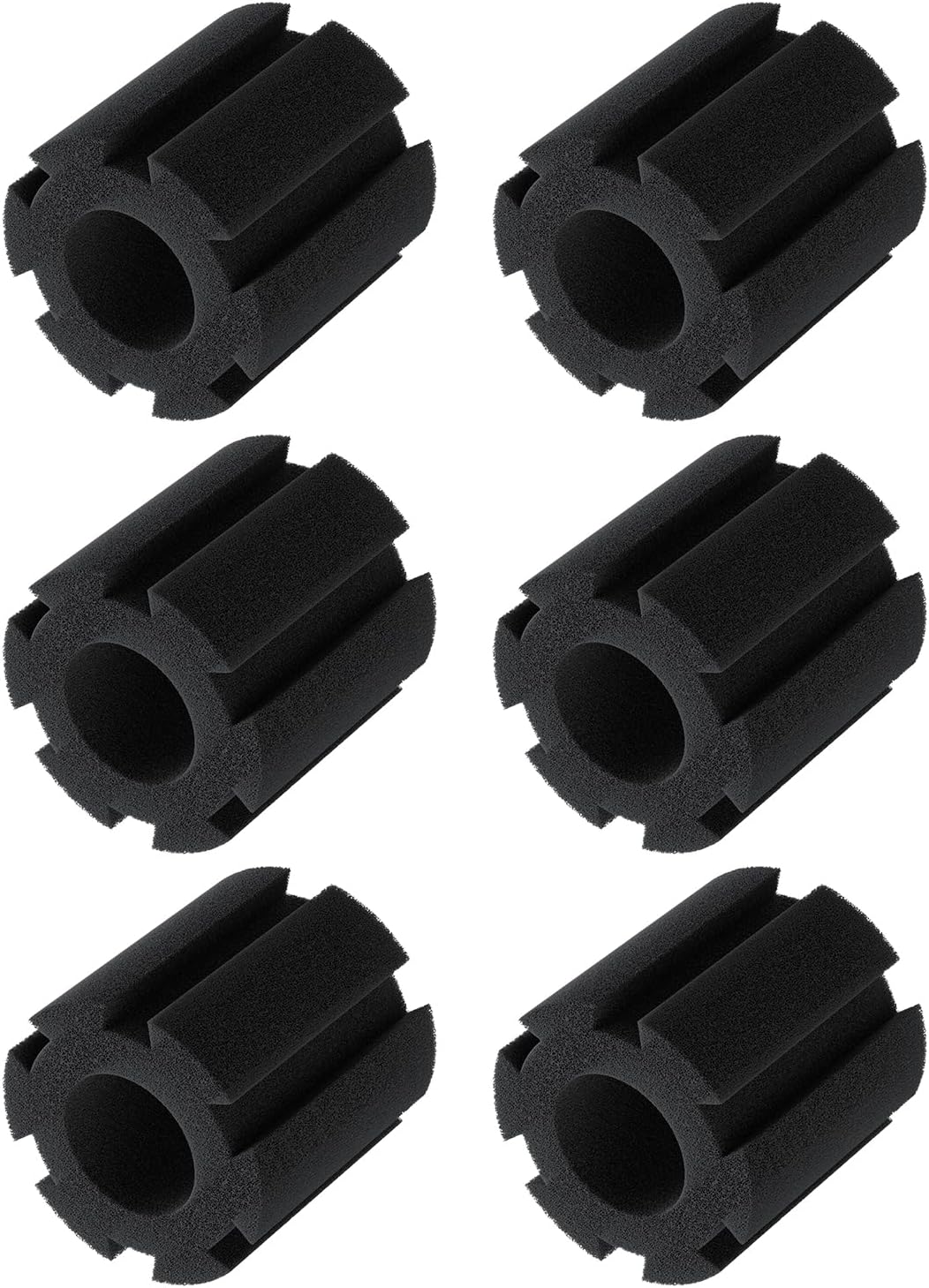 Aquarium Bio Sponge Filter Quiet Betta Fry Shrimp and Small Fish Foam Filter for Fish Tank up to 30 Gallons, 3 Pack