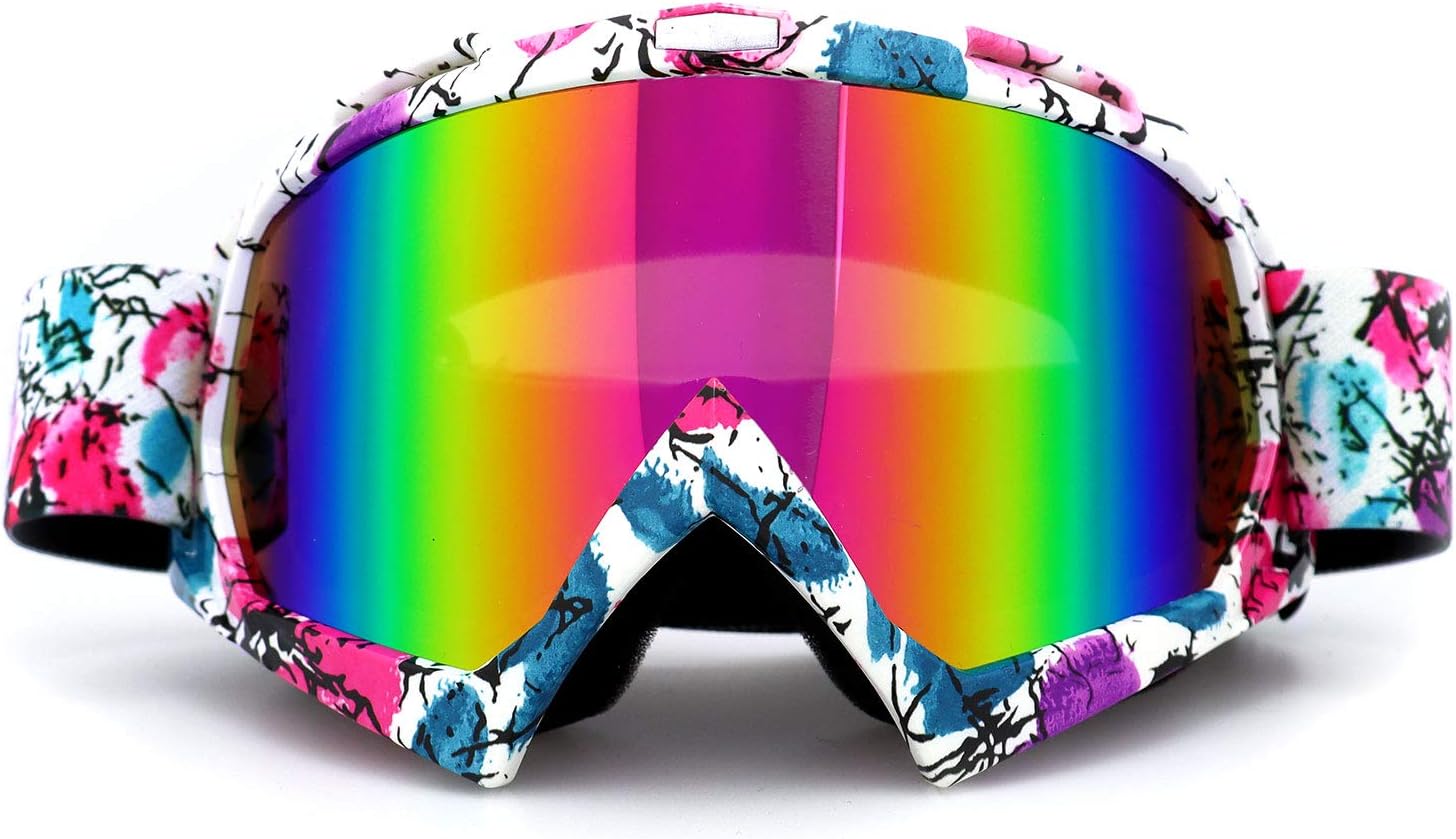 Dirt Bike ATV Goggles-Motorcycle Offroad Riding Helmet Motocross