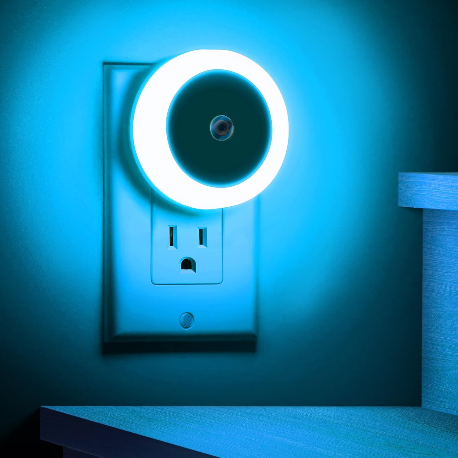 LED Night Lights Plug into Wall [4 Pack] Plug in Night Light Warm