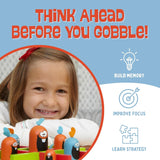 Gobblet Gobblers, Plastic - Tic Tac Toe Strategy Game for Kids, Families and Adults, Educational and Award Winning
