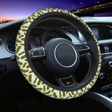 Leopard Steering Wheel Covers Non Slip Neoprene Steering Wheel Protector Cover Universal 15 Inch for Men Women