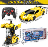 Transform Robot Toy, Remote Control Car for Boys 4-7 8 9 10