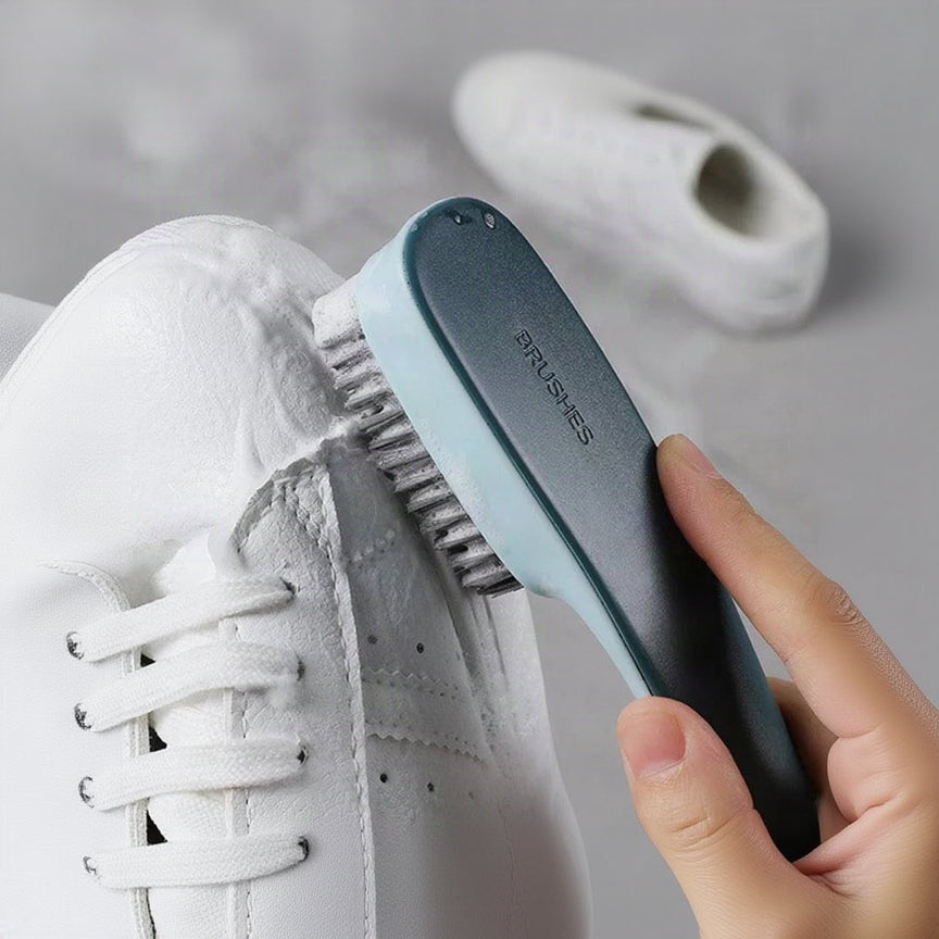 Summer Stuff Shoe Brush, 1 Count Multipurpose Shoe Cleaning Brush, Plastic Clothes Scrubbing Brush, Household Cleaning Tool, Universal Cleaning Brush