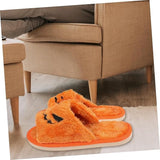 Pumpkin Plush Slippers Costume Cute Slippers Home Slippers Halloween Pumpkin Slipper Animatronic Spooky