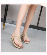 Women'S Bohemian Flat Sandals – Summer Roman Style Beach Shoes