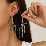 Halloween Earrings for Women Gothic Punk Skull Halloween Jewelry