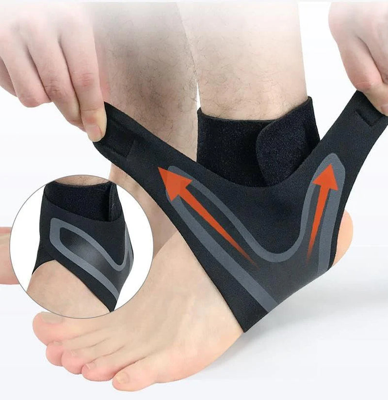 Ankle Brace Support Compression Sleeve Plantar Fasciitis Pain Relief Foot Wrap