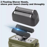 Mens USB Electric Shaver Trimmer Razor Rechargeable Hair Beard Shaving Machine