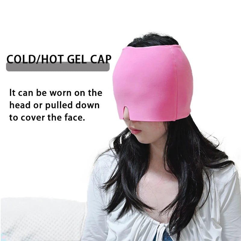 Gel Ice Therapy Cap – Migraine & Headache Relief Hat