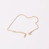 Gold Bead Chain Anklet for Women — 18K Gold Plated, Adjustable Beach Anklet