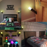 Minecraft Lamp | Pixel Fakkel Met Warm LED Licht