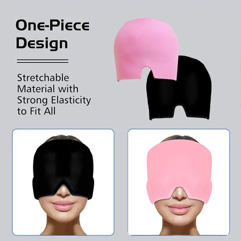 Gel Ice Therapy Cap – Migraine & Headache Relief Hat