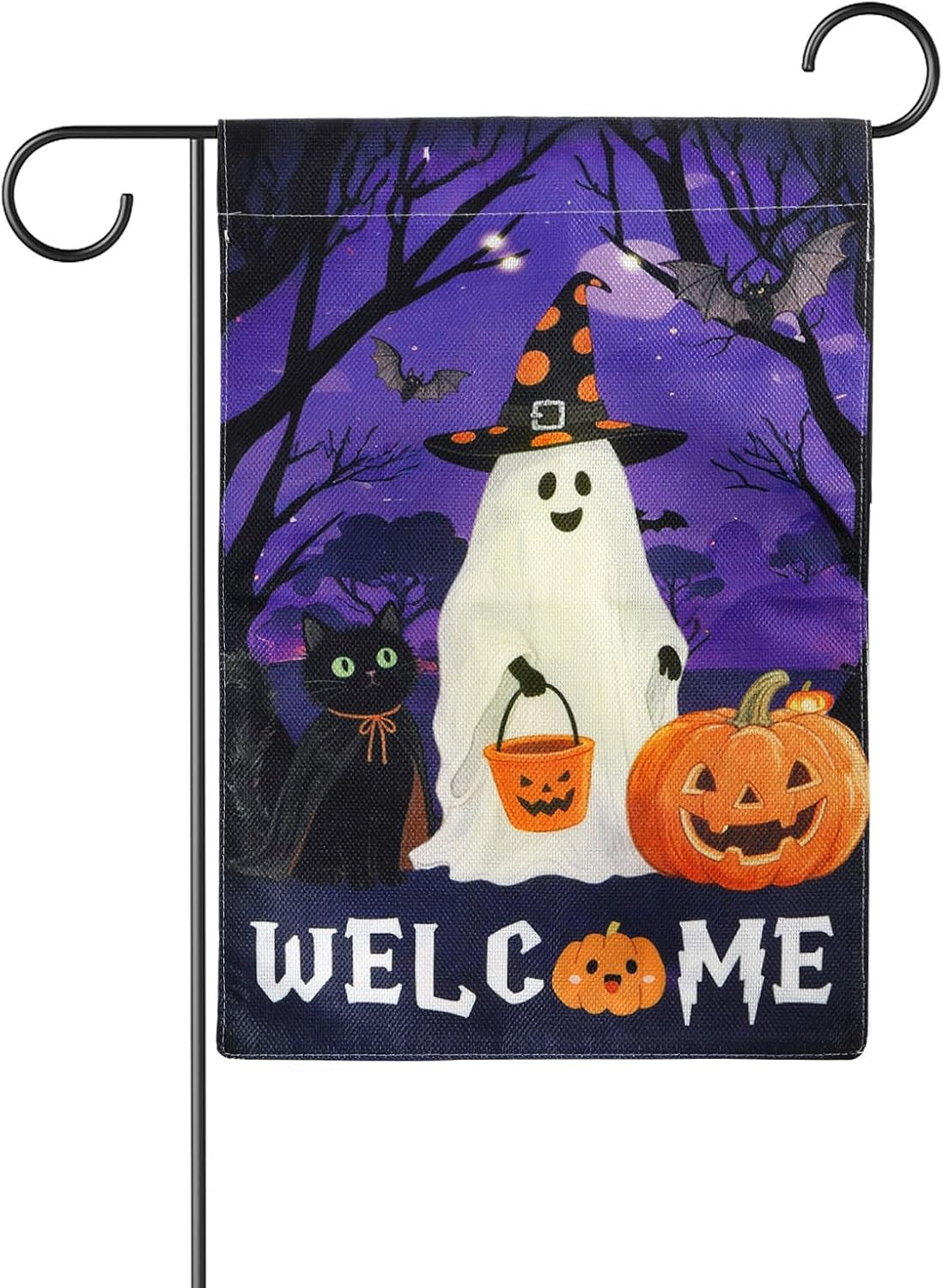 Halloween Garden Flag Halloween Decorations Happy Halloween Garden Flag