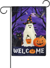 Halloween Garden Flag Halloween Decorations Happy Halloween Garden Flag