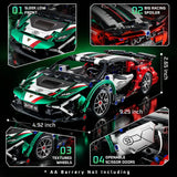 Remote Control Race Car Building Blocks, RC Construction Toy Set