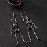 Halloween Earrings for Women Gothic Punk Skull Halloween Jewelry