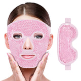 Gel Cooling Face & Eye Mask – Hot & Cold Therapy Pack