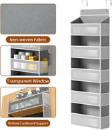 5-Tier Over-the-Door Organizer – Hanging Storage with 10 Side Pockets