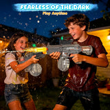 Electric Water Guns for Adults & Kids, Automatic Squirt Guns with LED Lights, 26FT Long Range, Large Capacity Water Blaster, Summer Outdoor Beach Pool Party Toys Gifts for Boys Girls (M4A1)
