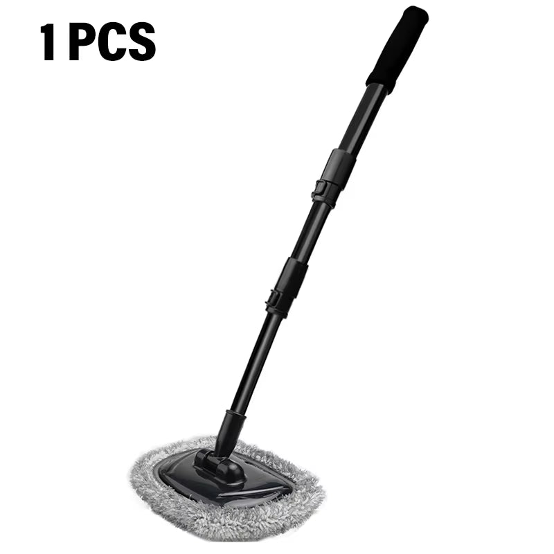 Telescopic Car Wash Mop – Long Handle Cleaning Brush