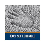 Bathroom Rugs 30X20, Extra Soft Absorbent Chenille Bath Rugs, Rubber Backing Quick Dry, Machine Washable Bath Mats for Bathroom Floor, Tub and Shower, Home Decor Accessories, Grey