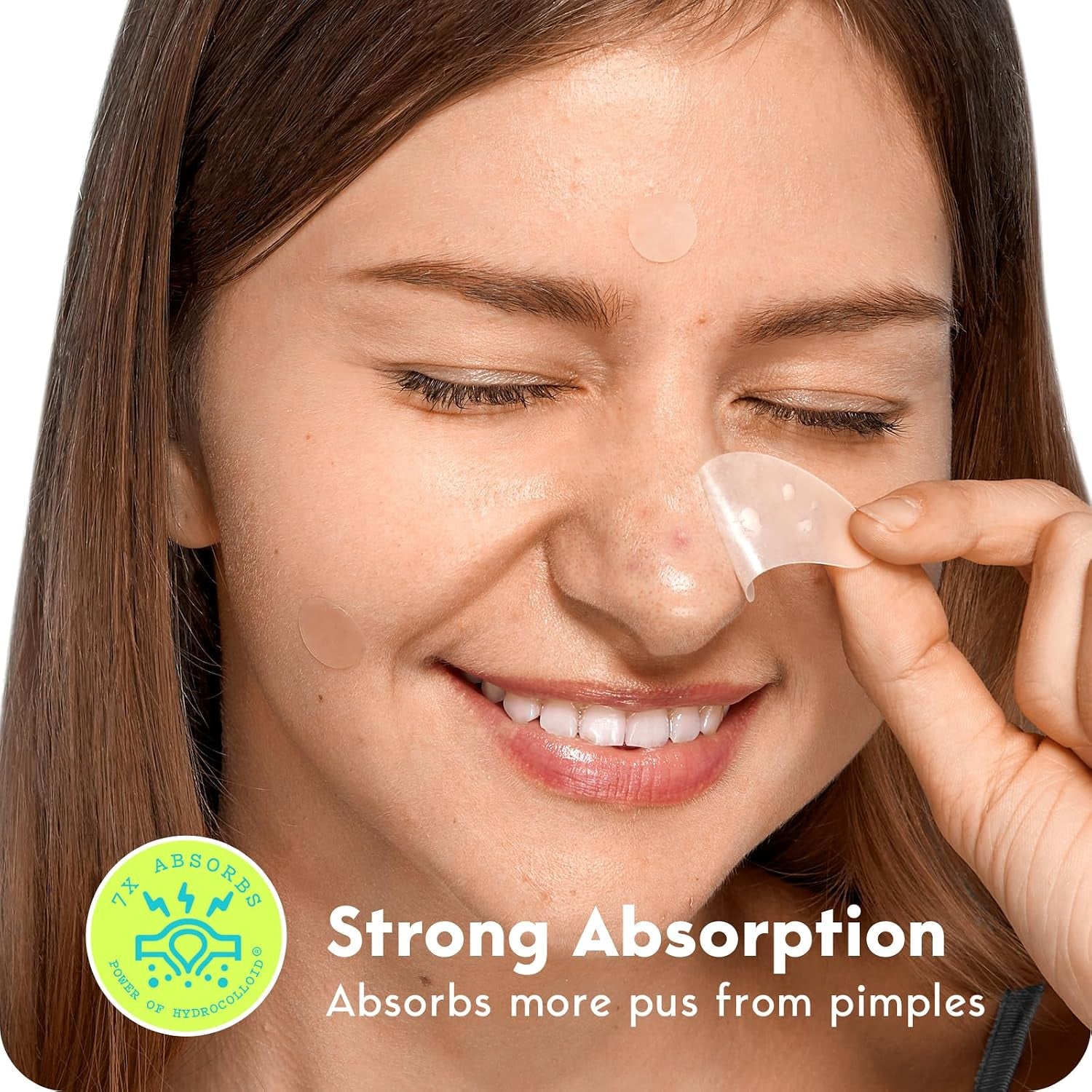 Large Hydrocolloid Acne Patches – Tea Tree Pimple Patches