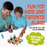 Gobblet Gobblers, Plastic - Tic Tac Toe Strategy Game for Kids, Families and Adults, Educational and Award Winning