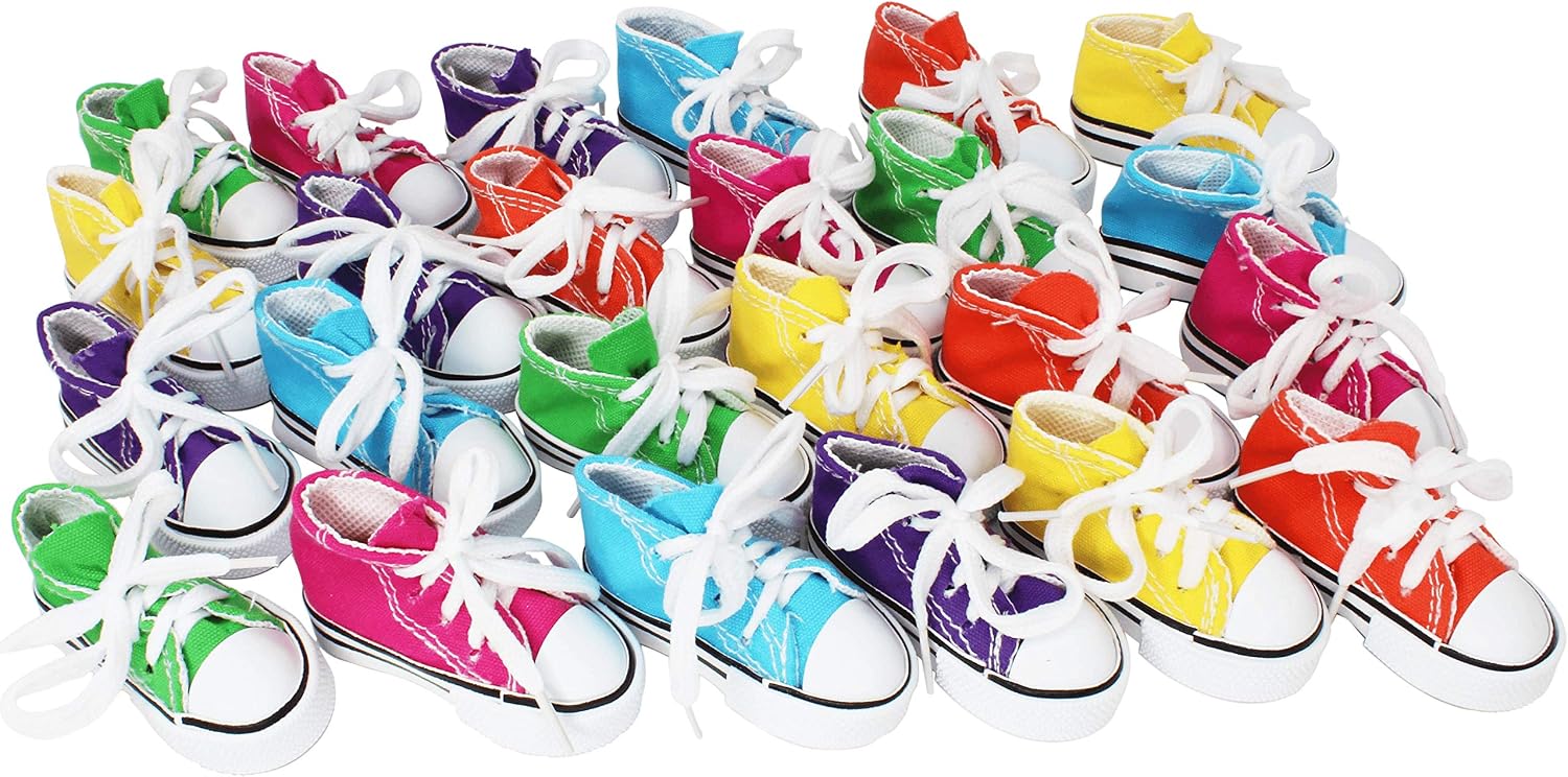 Pk12 Mini Sneakers 3" Long by 1.50" High by 1.25" Wide Parrot Foot Talon Cage Toy, Senegal, Ringneck, Pionus, and Similar
