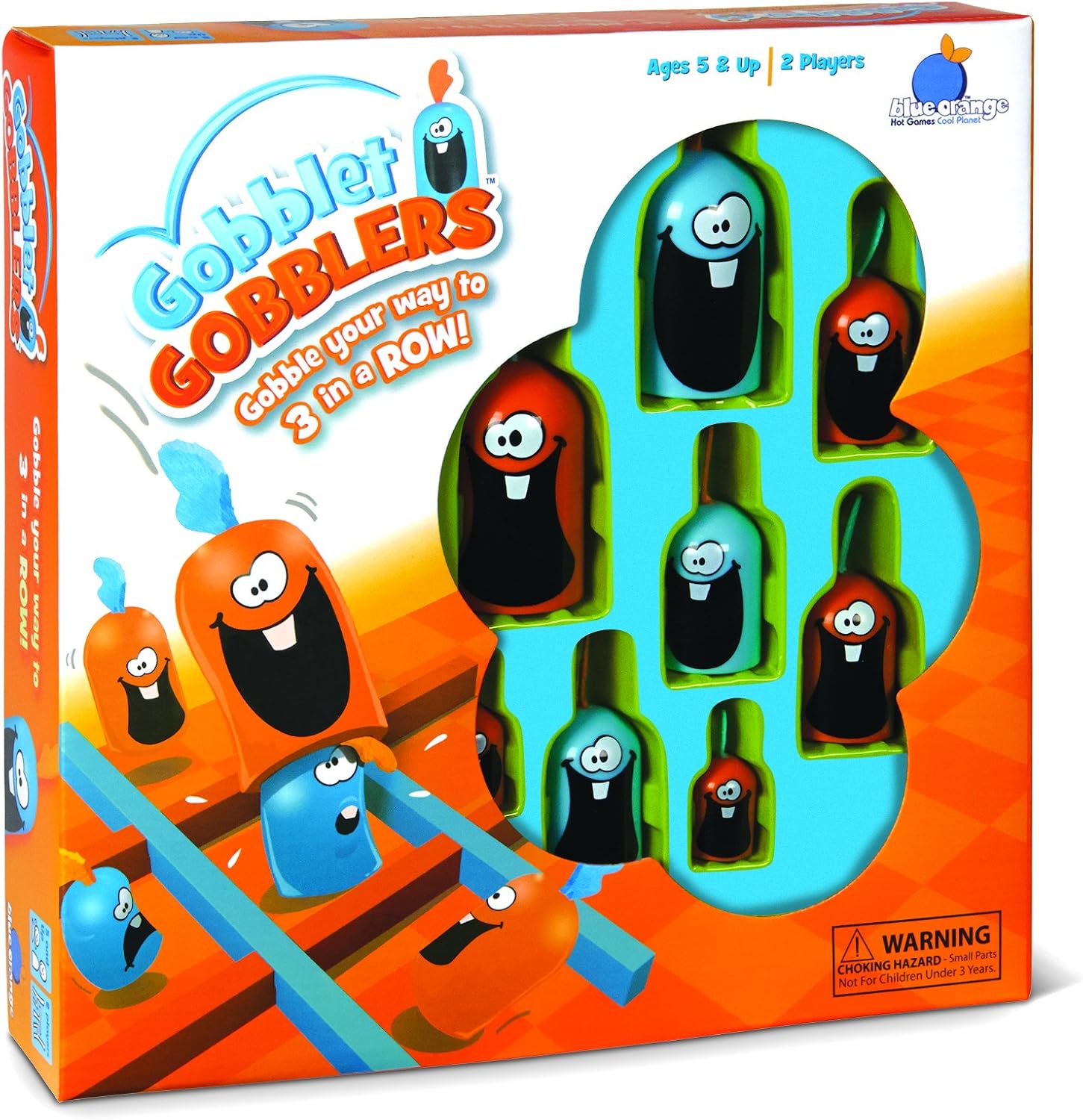 Gobblet Gobblers, Plastic - Tic Tac Toe Strategy Game for Kids, Families and Adults, Educational and Award Winning