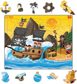 Train Puzzle for Kids, 31-Piece Railroad Jigsaw Puzzle