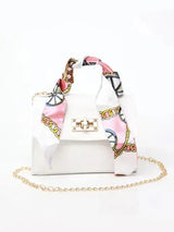 Women’S Crossbody Handbag Faux Leather Chain Strap Spring Shoulder Bag