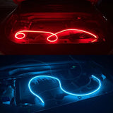 180Cm 12V Car Waterproof Front Hood LED Daytime Running Decorative Flexible Light Strip for Car, Truck, SUV