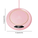 USB Electric Beverage Warmer 3 Temperature Setting Coffee Warmer Plate Coffee Cup Warmer for Hot Coffee Tea and Milk