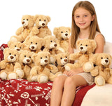 12 Packs Teddy Bear 14" Bulk Stuffed Animals Baby Shower Plush Toy
