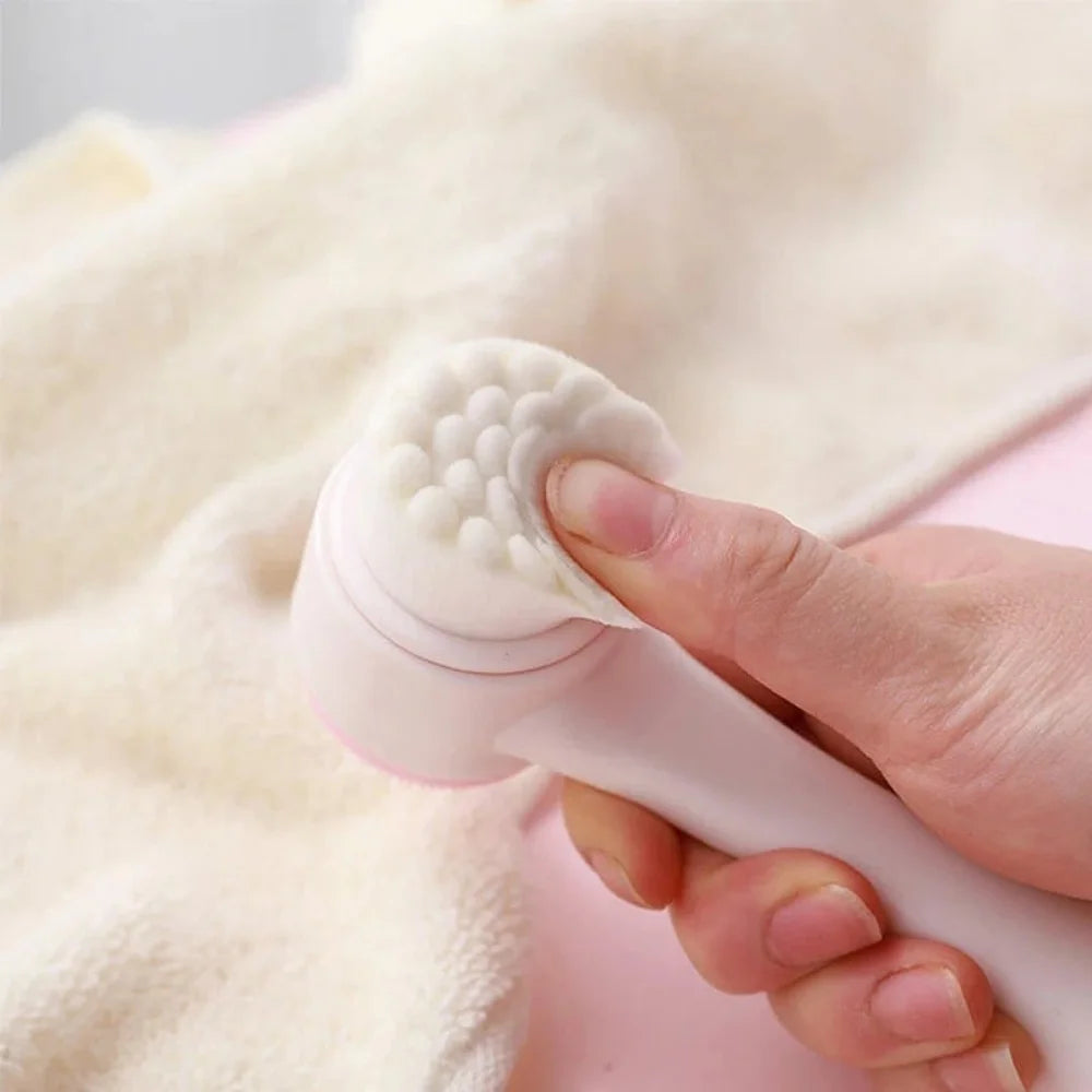 3D Silicone Facial Cleansing Brush – Double-Sided Face Scrubber