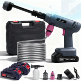 Electric Cordless High Pressure Car Wash Gun Washer Supplies Spray Cleaner Car Wash Cleaning for Car, Truck, Boat & More
