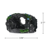 Fish Tank Accessories Aquarium Decorations - 13 Packs Plastic Plants Material Hideout Ornaments Small Size