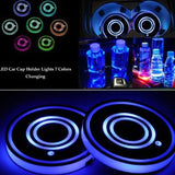 Car LED Light-Emitting Coasters Ambience Light